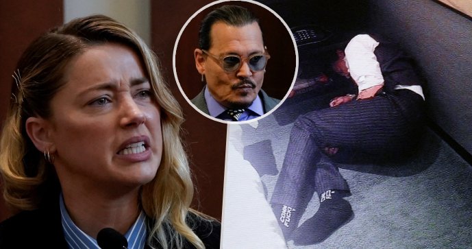 Amber Heardová u soudu ukázala fotky, na kterých je Johnny Depp mimo sebe.