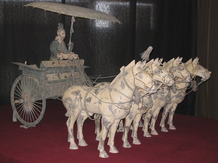 V Terakotové armádě nechybějí ani válečné vozy