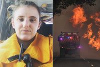 S požáry v Austrálii bojuje i těhotná hasička (23): „Je mi jedno, že se vám to nelíbí“