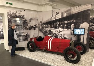 In the National Technical Museum, there is a public exhibition called Laurels with the Smell of Gasoline, which maps motor sport in Czechoslovakia between the world wars.