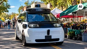 Autonomní vůz Waymo vjel mezi stánky na farmářském trhu. Nikdo nevěděl, jak ho zastavit Autonomní vůz Waymo vjel mezi stánky na farmářském trhu. Nikdo nevěděl, jak ho zastavit