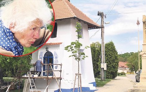 Anežka Kašpárková se stará o kapličku v Louce už 40 let.