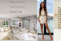 Monika Bagárová zařizuje nový dům! Bílý luxus a obří zrcadla
