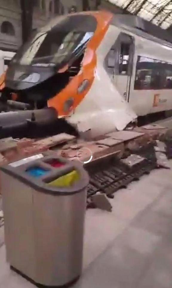 Nehoda vlaku v Barceloně