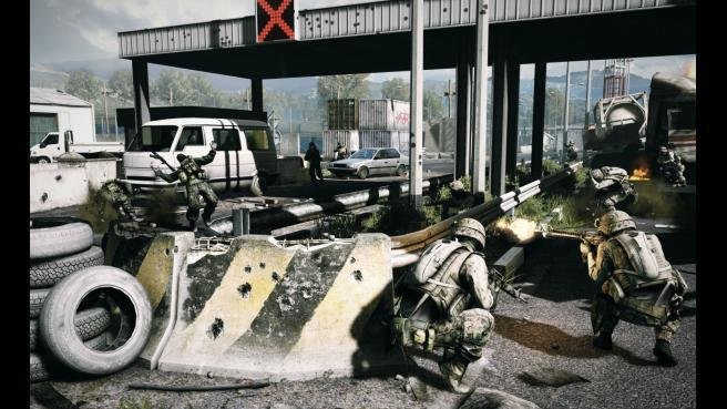 Foto realistická akce v Battlefield 3