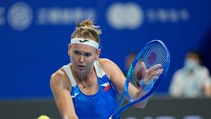 Bezva záskok Bouzková, pot a sáčky s vychlazeným gelem i v hale: I v ní byly tropy Bezva záskok Bouzková, pot a sáčky s vychlazeným gelem i v hale: I v ní byly tropy