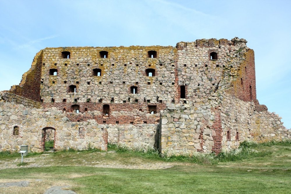 Pevnost Hammershus ze 13. století