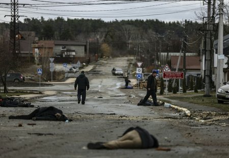 Buča disaster: bodies roll in the streets (2.4.2022)