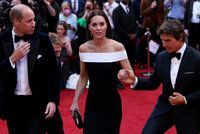 Pohublá Kate a princ William zářili na premiéře v Londýně: Společnost jim dělal Tom Cruise!