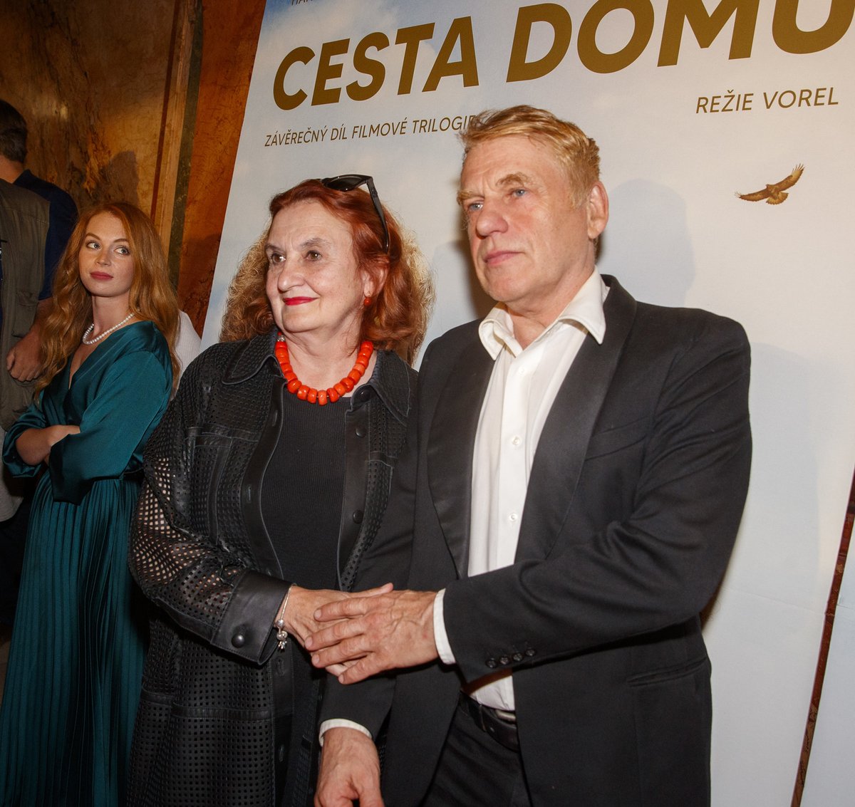 Premiéra filmu Cesta domů: Eva Holubová a Tomáš Vorel st.