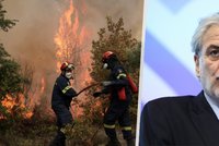 Požáry v Řecku donutily tamní vládu zřídit nové ministerstvo. Povede ho bývalý eurokomisař