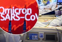 Potvrzeno: Omikron má mírnější průběh, v nemocnicích v Anglii pacientů nepřibývá