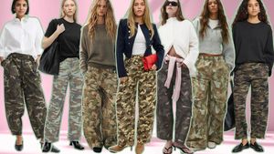 Další devadesátkový trend, po kterém jsme netoužili: Maskáčové kalhoty jsou zpět. Vezměte k nim boty na podpatku i sako Další devadesátkový trend, po kterém jsme netoužili: Maskáčové kalhoty jsou zpět. Vezměte k nim boty na podpatku i sako