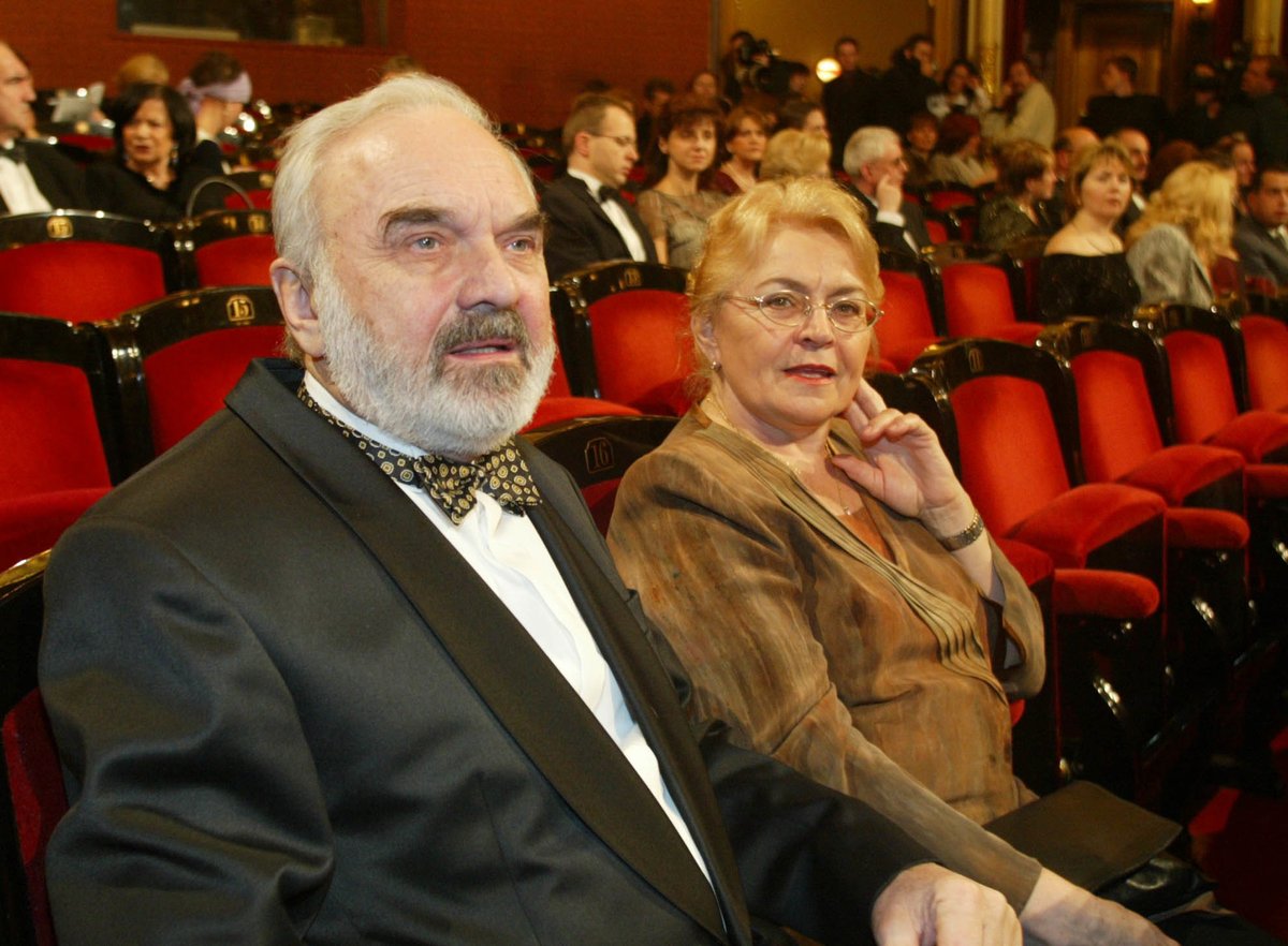 Zdeněk Svěrák se svou manželkou Boženou