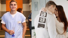 David Gránský bude tatínkem! S manželkou se pochlubili snímky z ultrazvuku