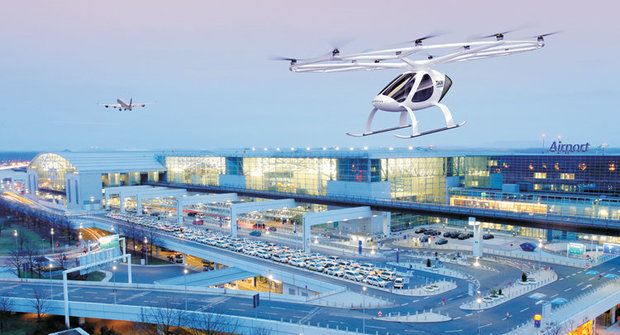 Volocopter: Létající taxík i záchranář bude mít první letiště