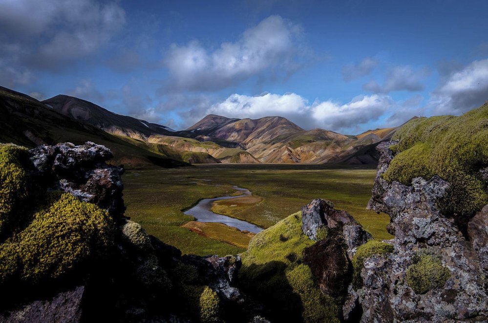 Duhové hory na Islandu