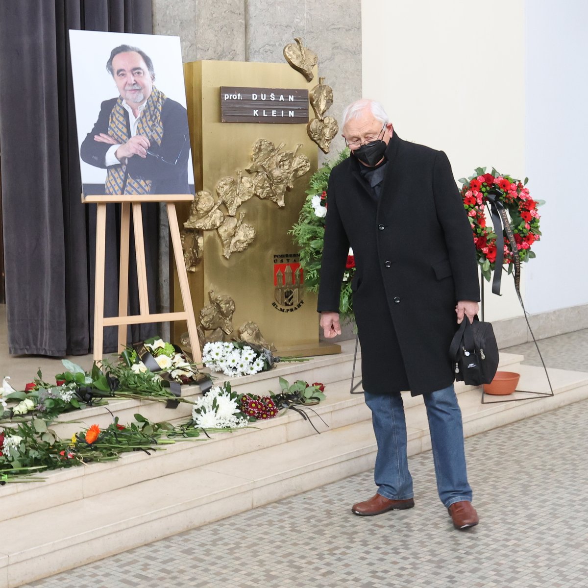 Pohřeb režiséra Dušana Kleina - Jaroslav Satoranský