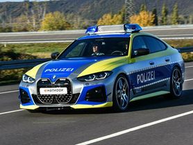 Elektrické BMW i4 přijíždí coby policejní speciál. Ale ne pro honičky
