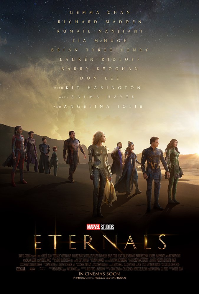 Eternals: Nový plakát k filmu studia Marvel
