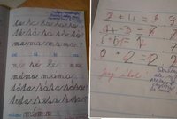 Úkoly z první třídy pobouřily sociální síť: Učitelka žákyni k úkolu napsala, že je pomalá!