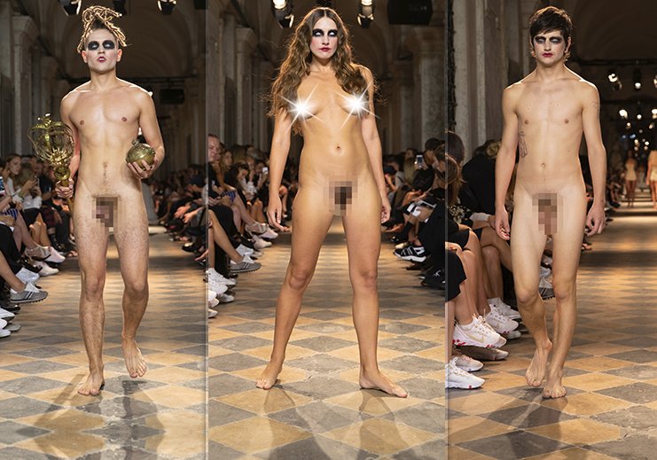 Erotika na pražském Fashion Weeku: Po mole chodili nahé modelky i modelové!...