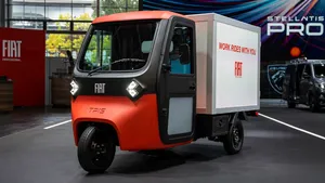 Fiat vpustí do Evropy legrační tříkolku Tris. Má malý výkon, ale uveze přes čtyři metráky Fiat vpustí do Evropy legrační tříkolku Tris. Má malý výkon, ale uveze přes čtyři metráky