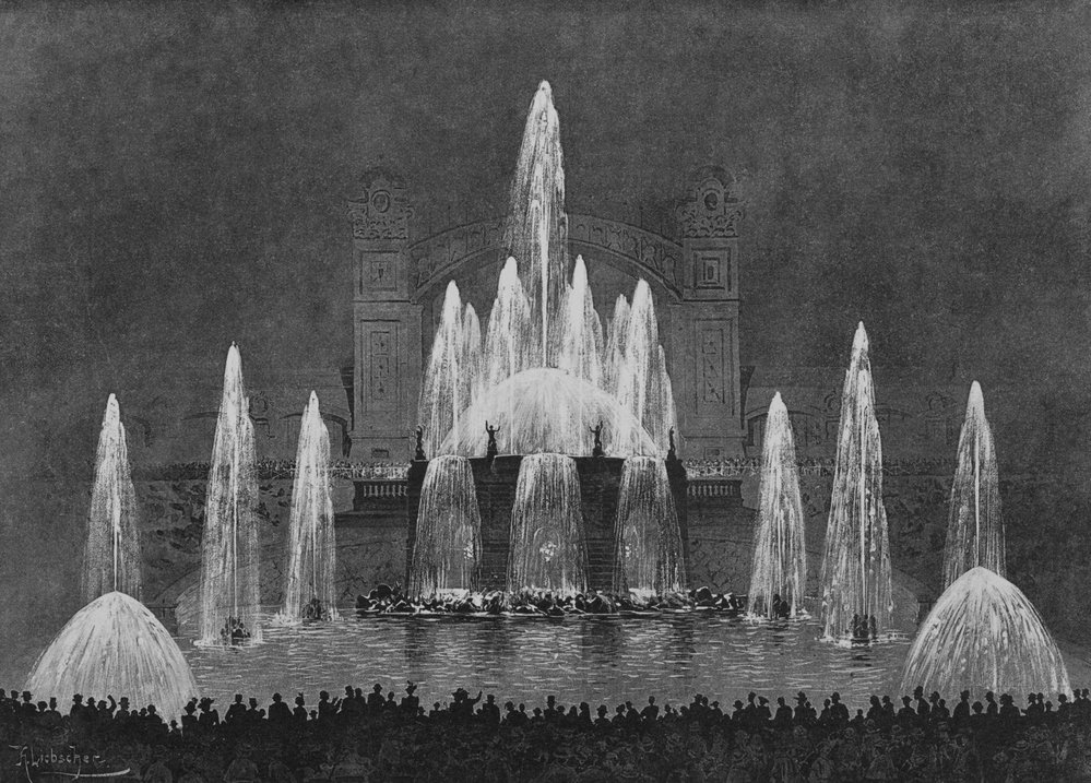 Křižíkova fontána byla v roce 1891 ozdobou holešovického Výstaviště a tou je dodnes.  