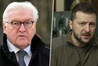 Přátelství s Ruskem zapomenuto: Zelenskyj pozval na Ukrajinu německého prezidenta, v dubnu „vítaný“ nebyl