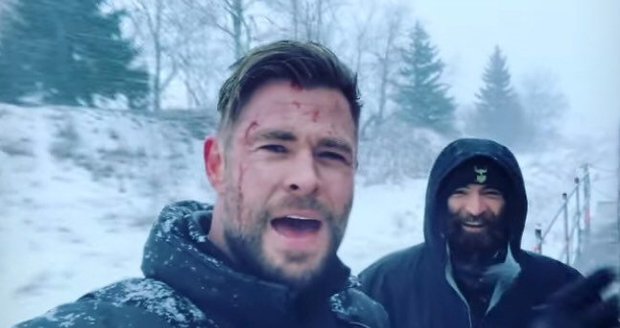 Hollywood star Chris Hemsworth is shooting a sequel to the successful film Extraction near Prague