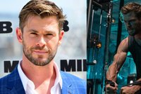 Hollywoodský fešák Chris Hemsworth přiletěl do Česka: Hotel mu staví vlastní fitko!