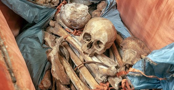 Archeologové v Olomouci vyzvedli ostatky Přemyslovců. Budou zkoumat jejich rodové vazby