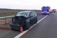 Hromadná nehoda uzavřela dálnici D52 do Brna: Úklid zabral čtyři hodiny!