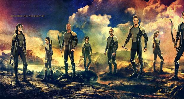 Vítězové Hunger Games na novém mega plakátu k filmu