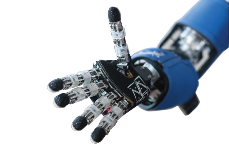 Robotická dlaň je vůbec nejsofistikovanější částí