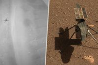 Takhle to vypadá na Marsu: NASA ukázala video z jejího vrtulníku na rudé planetě