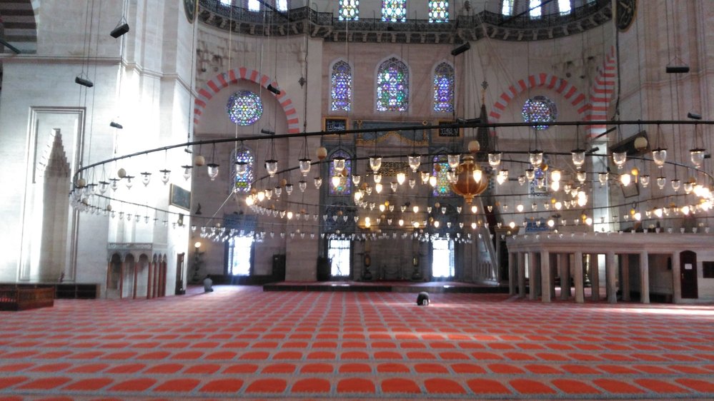 Interiér jedné z mešit