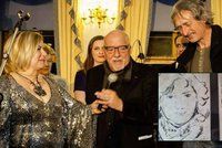 Dojemné setkání: Paulo Coelho našel českého malíře, který ho kreslil v roce 1982