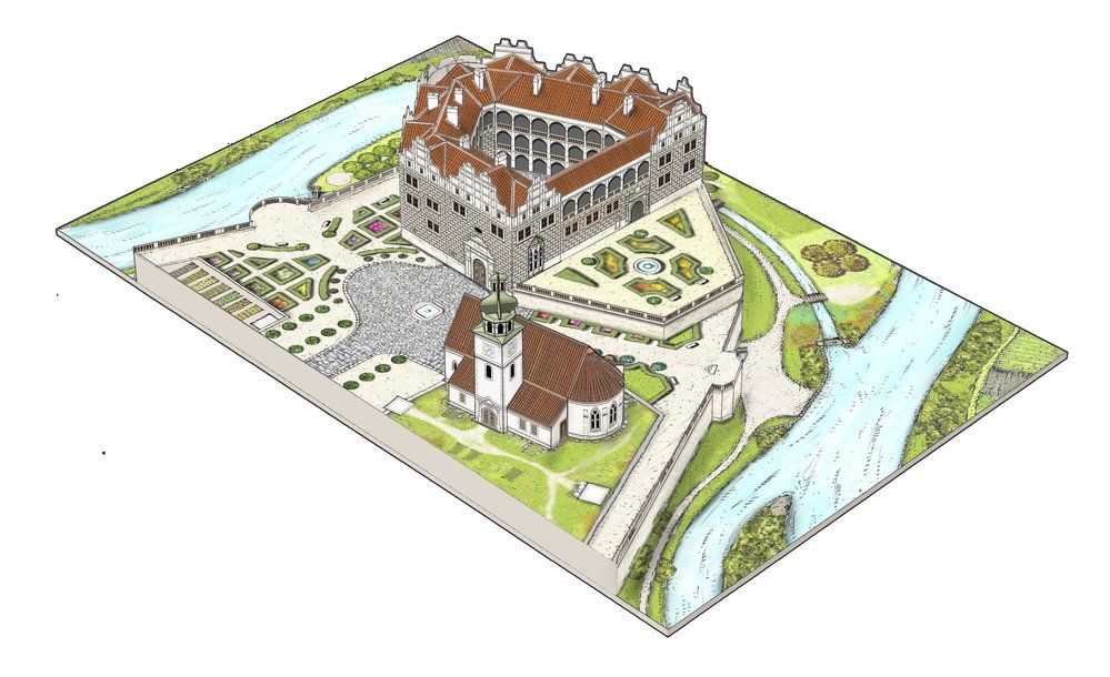 Já budovatel - vývoj hradu rok 1617