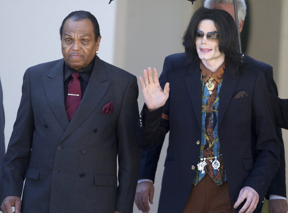 Joe Jackson se svým synem Michaelem.