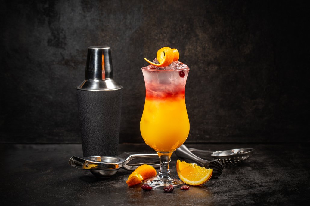 Campari Orange Passion – drink v ohnivých barvách vybízí k ochutnání.