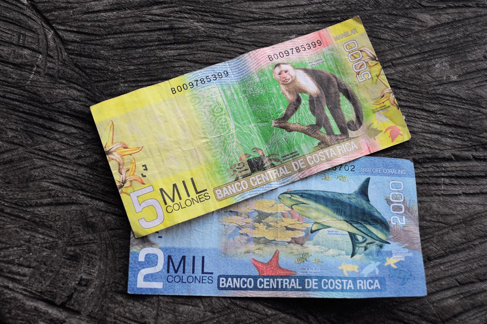 Příroda je hlavním motivem i na kostarických bankovkách