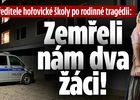 Krutá vražda rodiny šokovala Hořovice: Smutná slova ředitele školy, kam děti chodily