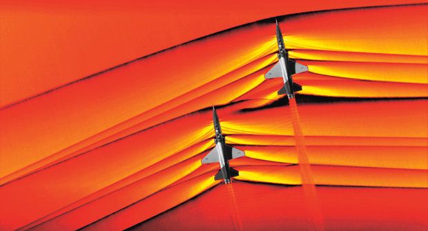 Nadzvuková vlna: NASA vyfotila aerodynamický třesk