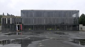 Kontrolní den na stavbě Multifunkčního operačního střediska Malovanka, které se po dokončení stane integrovaným centrem řízení dopravy a vybavenosti komunikací a tunelů v Praze. (25. května 2022).