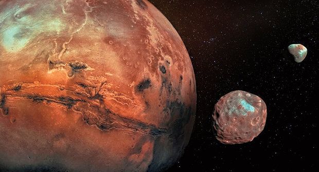 Záhadné měsíce Marsu: Fobos a Deimos sledovaly apokalypsu