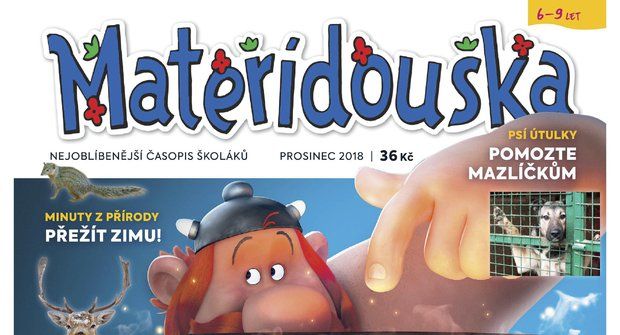 Nové číslo časopisu Mateřídouška 12/2018: Asterix