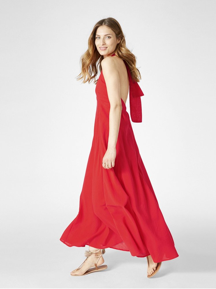 Červené šaty, Lindex, 1199 Kč