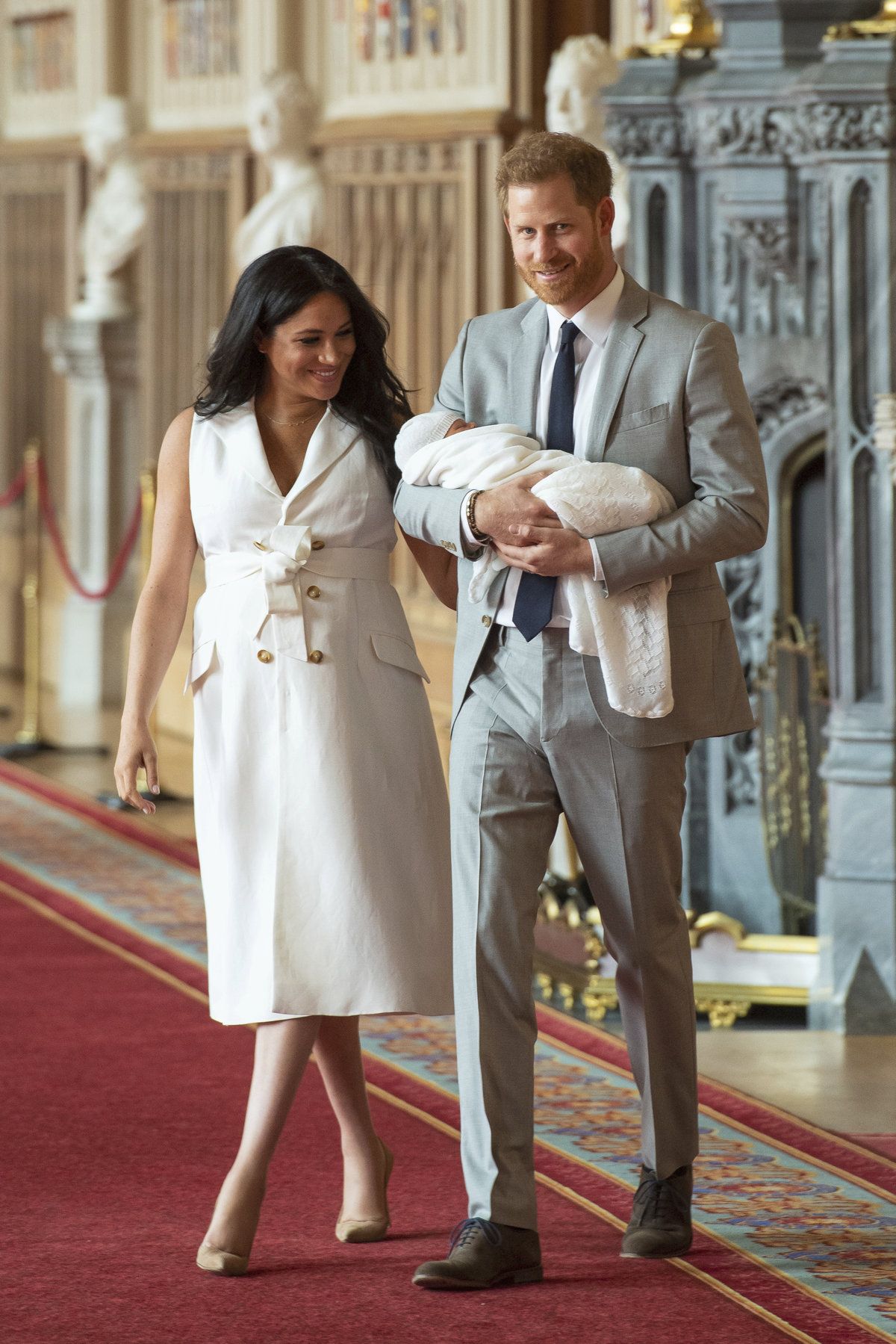 Princ Harry a vévodkyně Meghan představili syna světu.