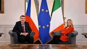 Meloniová míří do Prahy: S Babišem proberou drahá paliva i ekonomickou spolupráci Meloniová míří do Prahy: S Babišem proberou drahá paliva i ekonomickou spolupráci